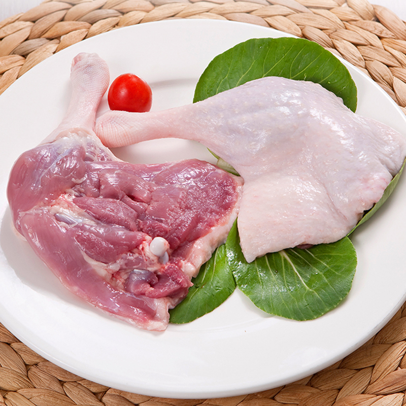 华英 精切鸭腿 600g /袋 烧烤食材卤鸭腿食材 国产速冻生鲜禽肉