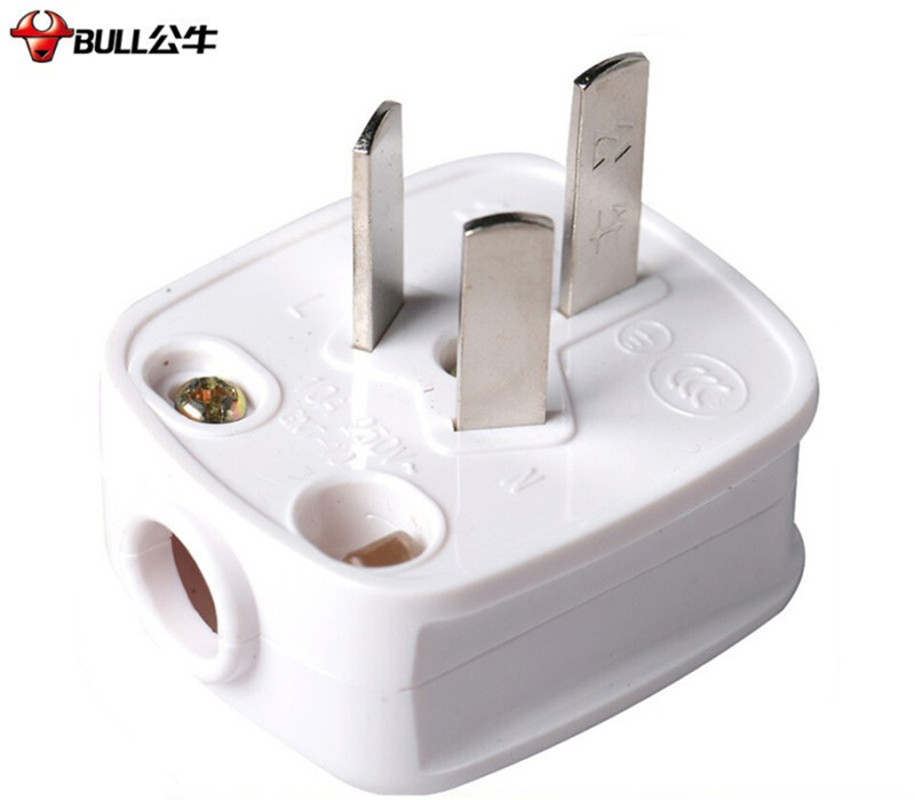 BULL公牛 GNT-10A 10A三脚电源插头 20个起订 单个价格