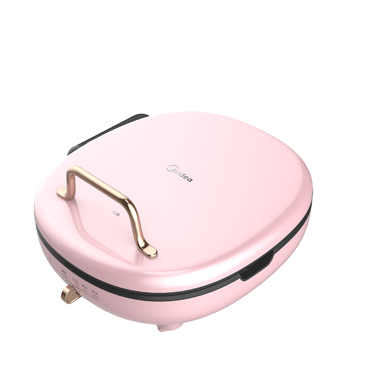 Midea/美的电饼铛家用可拆洗烤盘双面全自动煎饼机煎烤机 大火力加热易脆 有手柄可拆烤盘