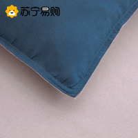 奂米日系ins水洗棉床上四件套简约撞色少女心被套床单宿舍三件套814-3