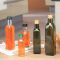100ml250ml500ml750ml山茶油瓶玻璃透明墨绿橄榄油瓶方形圆形 透明100ml 5只装送盖子内塞