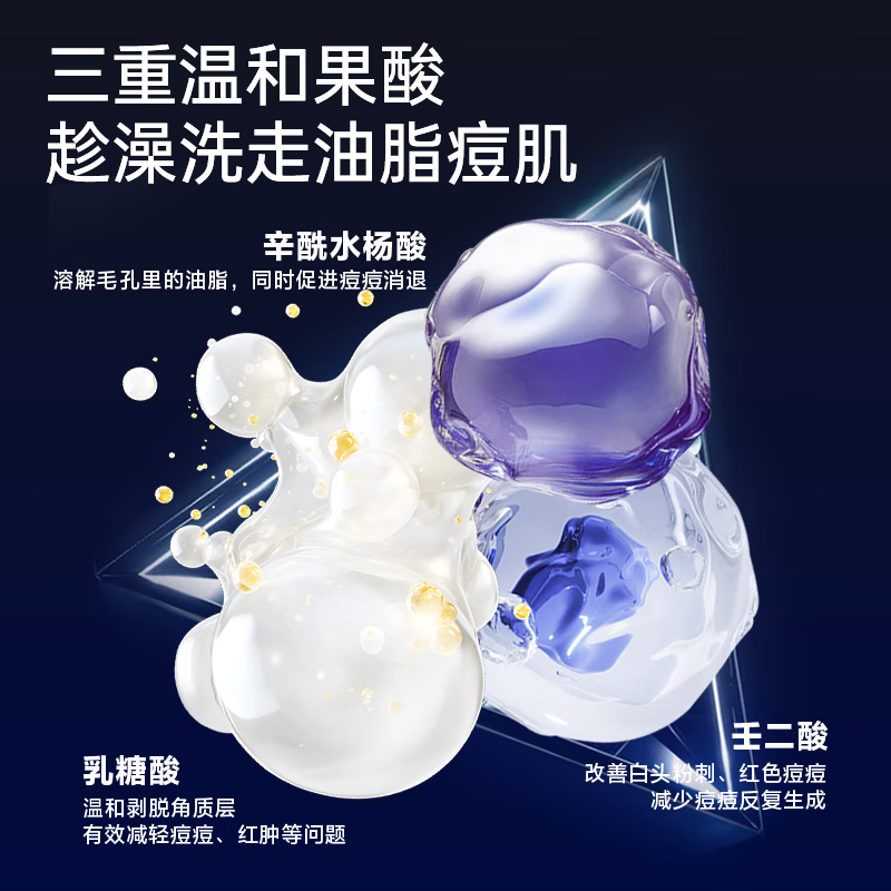 海洋至尊净痘控油香氛沐浴露350ml单瓶[木质香]高清大图