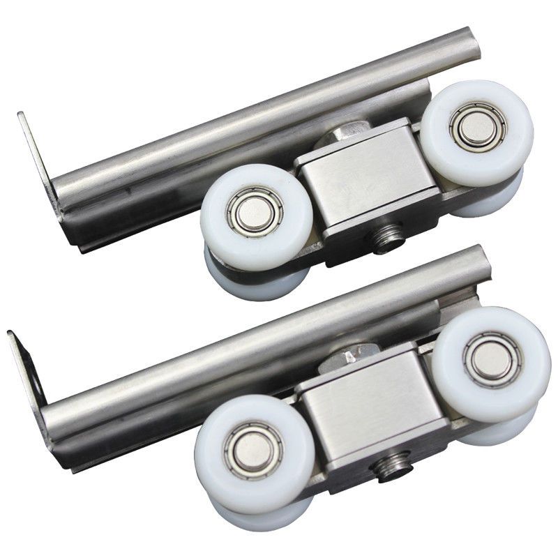 不锈钢木门吊轮滑轮推拉门吊滑轮移门吊门轮吊轨道滑轮小4轮