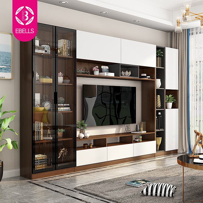 花千紫电视柜dsg 8006 花千紫电视柜组合墙柜客厅现代简约电视墙柜轻奢背景墙整体定制电视机柜 价格图片品牌报价 苏宁易购花千紫家具旗舰店