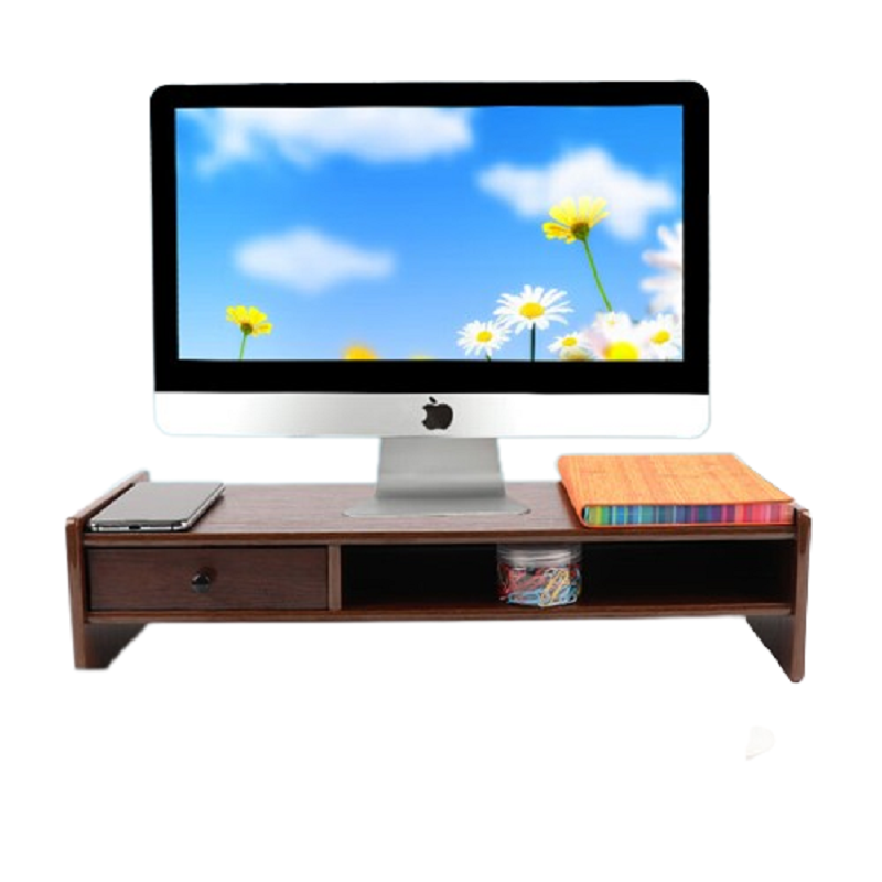 倍方(BEFON) 37666 倍方单抽屉电脑增高架胡桃木色37666 个 电脑支架