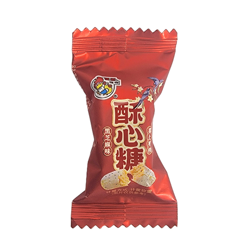 喔喔黑芝麻味花生味酥心糖散装250g婚庆结婚喜糖年货休闲零食品高清大图