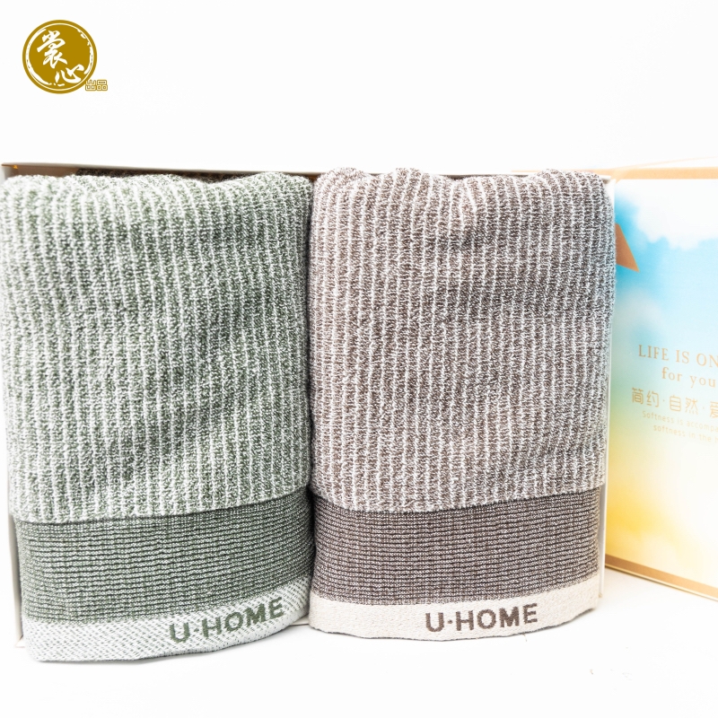 裳心艾睦棉系列毛巾方巾礼盒SXMJ-06高清大图