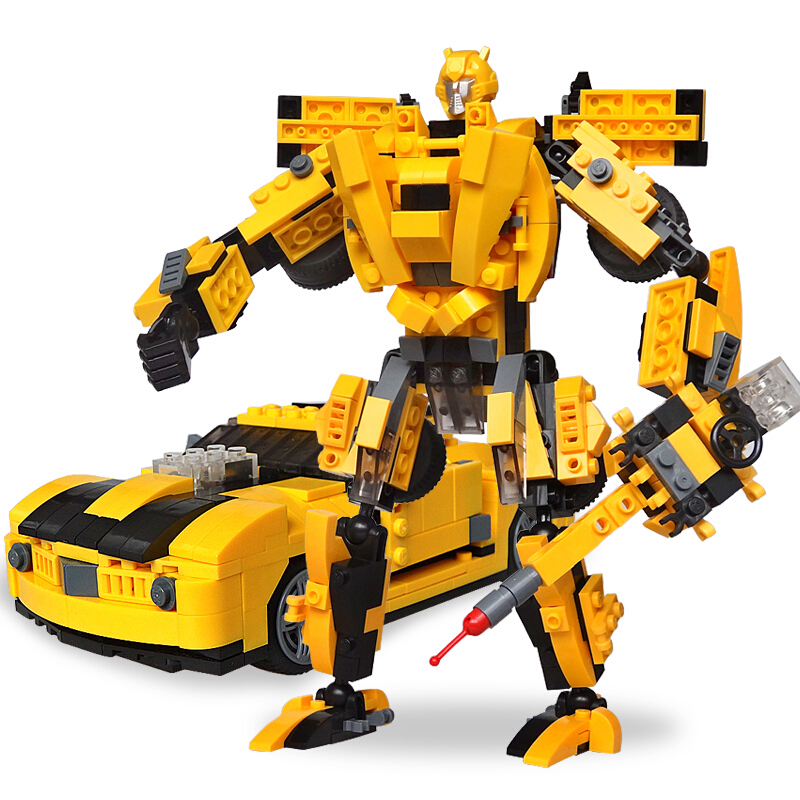 儿童拼装积木玩具 变形积变战士金刚合体模型儿童玩具男孩 积变金刚大