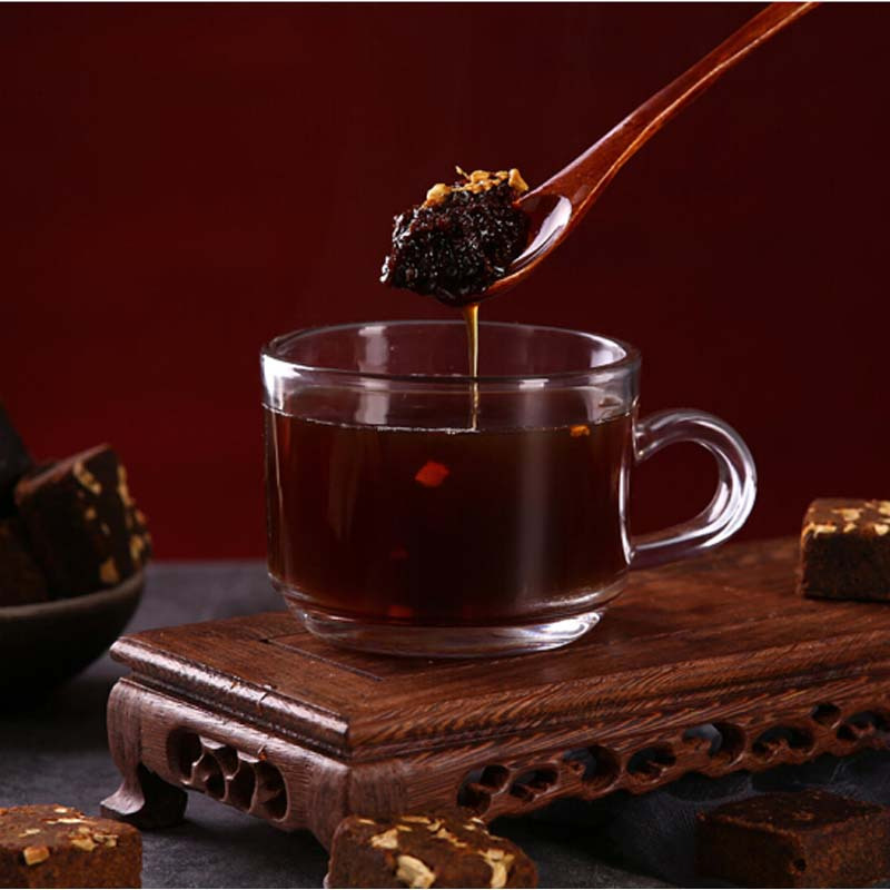 红糖姜茶 土红糖姜块茶 姜母茶老姜汤罐装