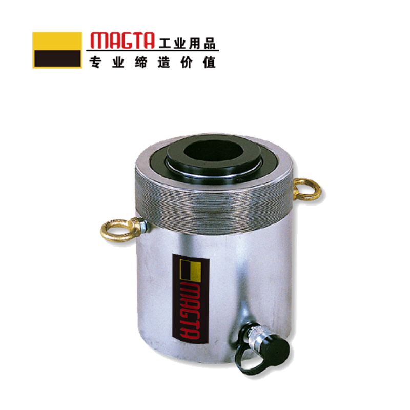 玛吉塔工(MRO MAGTA)分体式单作用中空油缸 中空液压油缸 中空液压千斤顶43047 13T 76mm高清大图