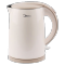 美的(Midea)电热水MK-H415E2J壶家用304不锈钢1.5L烧水壶电水壶双层防烫宿舍办公烧开水壶1.5L