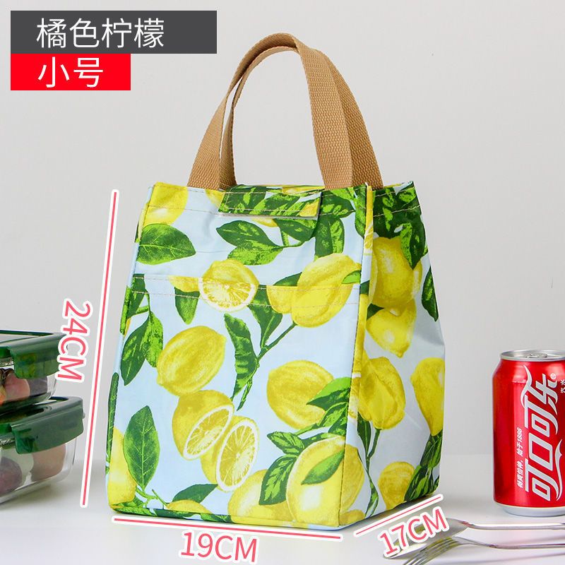卡通饭盒手提包铝箔加厚大号保温袋带饭包便当包装饭盒手提袋