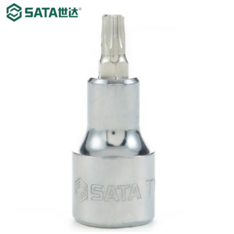 世达(SATA) 12.5MM系列50MM长花形旋具套筒T55 24108