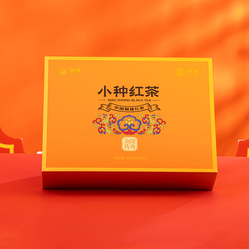 中茶CTA6711/海堤传奇小种红茶200g/盒高清大图