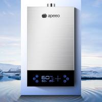 apeeo 12升燃气热水器JSQ24-FY-6332天然气家用支持智能恒温功能CO报警水气双调强排式热水器