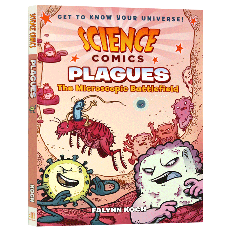 [醉染正版]科学漫画系列 瘟疫 英文原版绘本 Science Comics Plagues 英文版儿童科普读物认知图画书高清大图