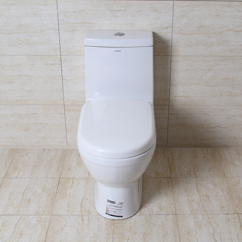 箭牌(ARROW)AG1176M/L直冲马桶(坑距350)易洁坐侧坐便器马桶 单台装