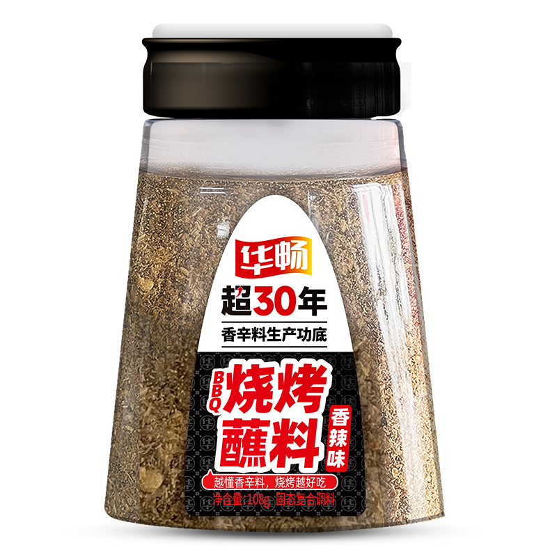 华畅烤肉蘸料 香辣x108g/罐*6