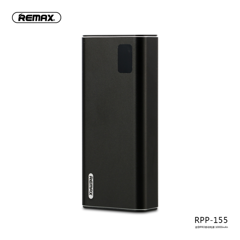REMAX睿量 迷你PRO 移动电源 RPP-155 10000mAh 幻影黑 双USB手机充电宝