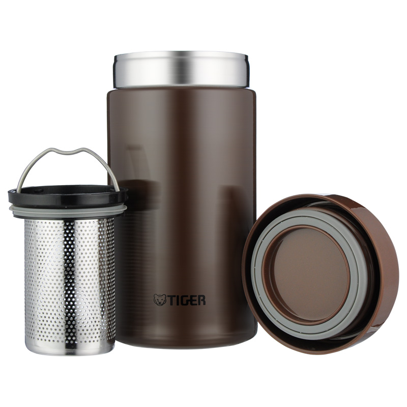 虎牌(tiger) 茶滤网型保温杯 MCA-T36C 咖啡色360ml高清大图