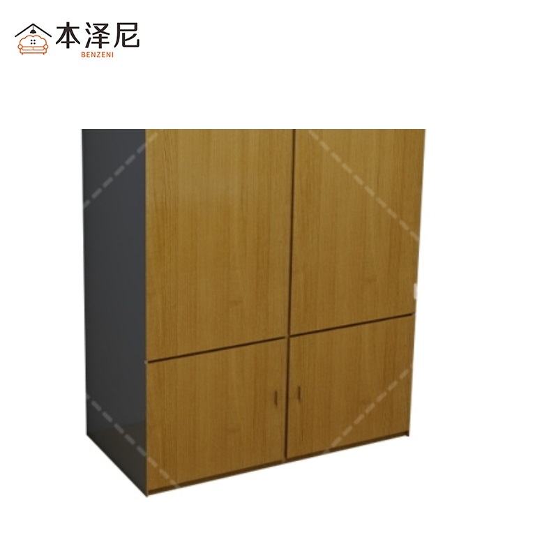 本泽尼 衣柜 木衣柜 HTZ-BY85 850*450*2500mm 组高清大图