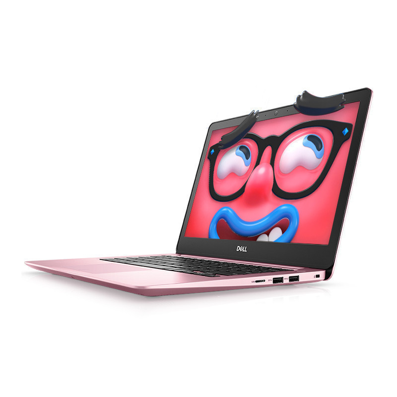 戴尔(DELL) 灵越5370-R1625P 13.3英寸笔记本电脑(i5-8250U 4GB 256G固 2G独显粉)