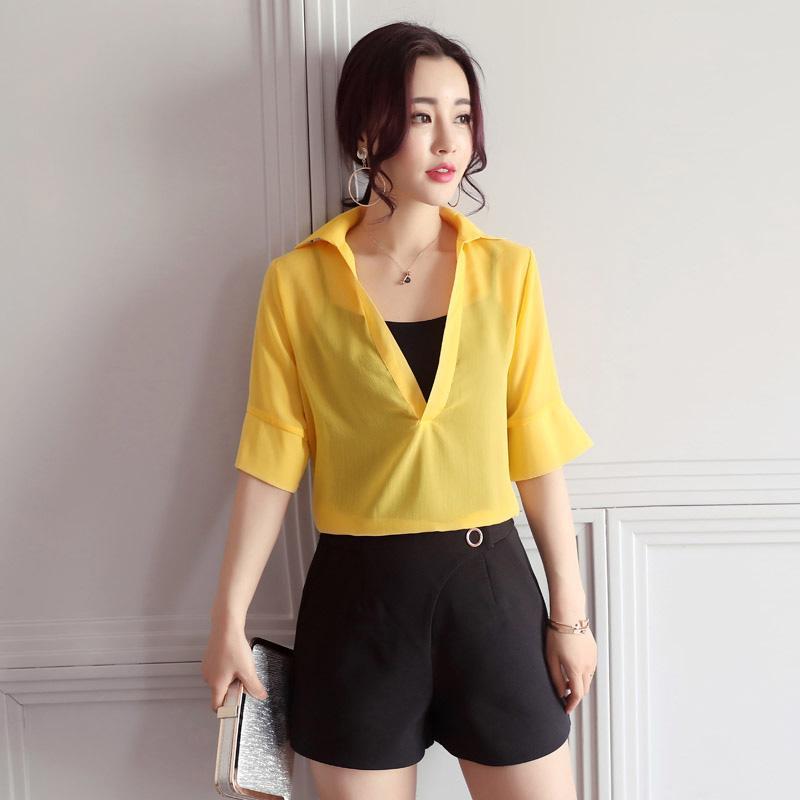 女士夏装新品名媛省心搭配套装女装两件套显瘦时尚时髦套装裤