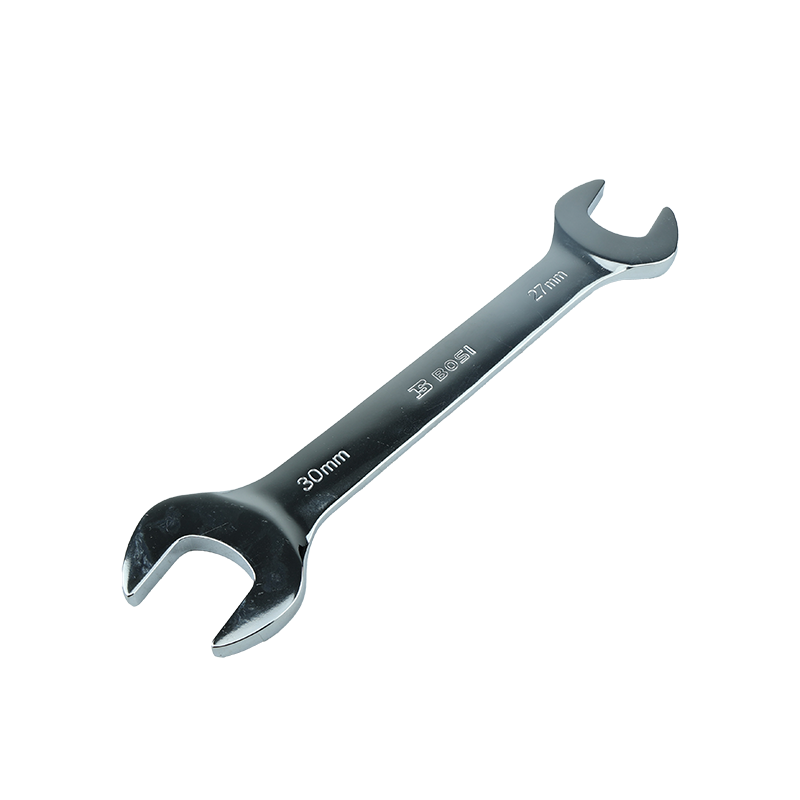 波斯(BOSI)精品开口扳手(27x30mm)把高清大图