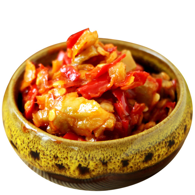 [中华特色]河北供销馆 湘君府 贡菜剁椒酱 220g*2瓶装 拌饭拌面辣椒酱火锅蘸酱 河北邯郸特产 华北