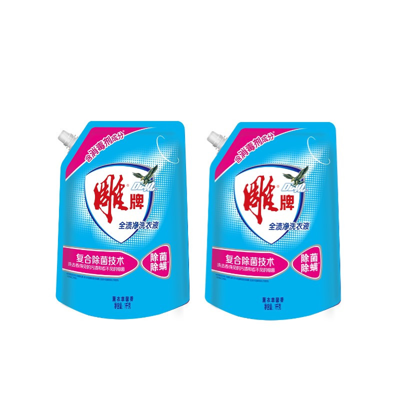 雕牌 全渍净洗衣液 (健康除菌) 1kg*2袋