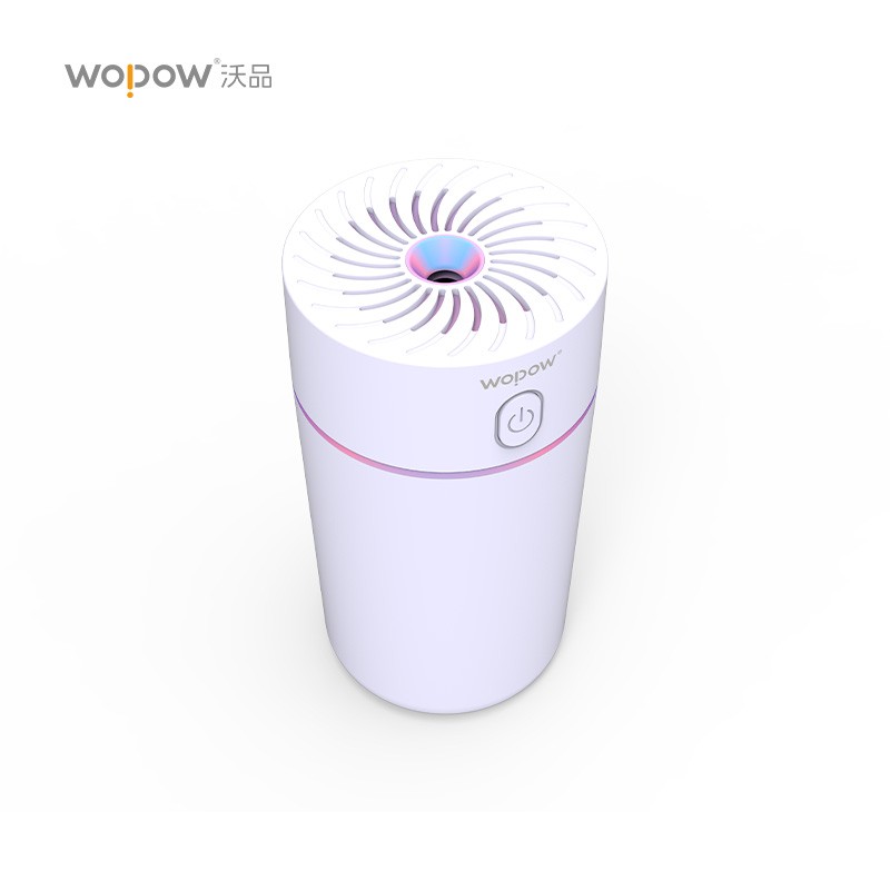 WOPOW沃品七彩杯加湿器白色HM03P高清大图