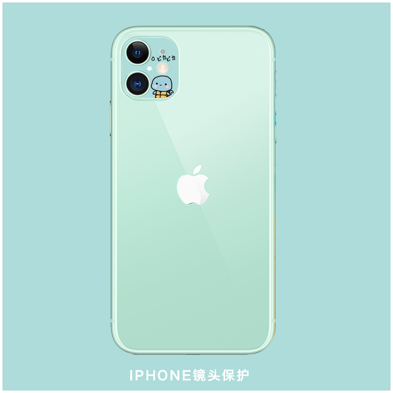 iphone11promax镜头圈膜贴膜苹果11后摄像头保护膜防刮贴相机防摔|苹果11-镜头圈(杰尼龟)