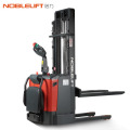 ‪诺力（NOBLELIFT）PSB1229 全电动堆高叉车 载重1.2吨升高2.9米 站驾式升高托盘堆垛升降车