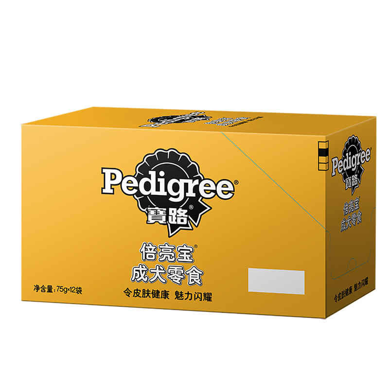 宝路倍亮宝 成犬宠物零食 75g**12包