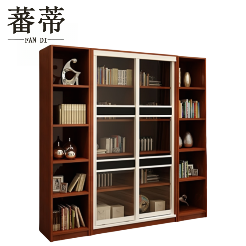 蕃蒂书柜1.6米 套高清大图