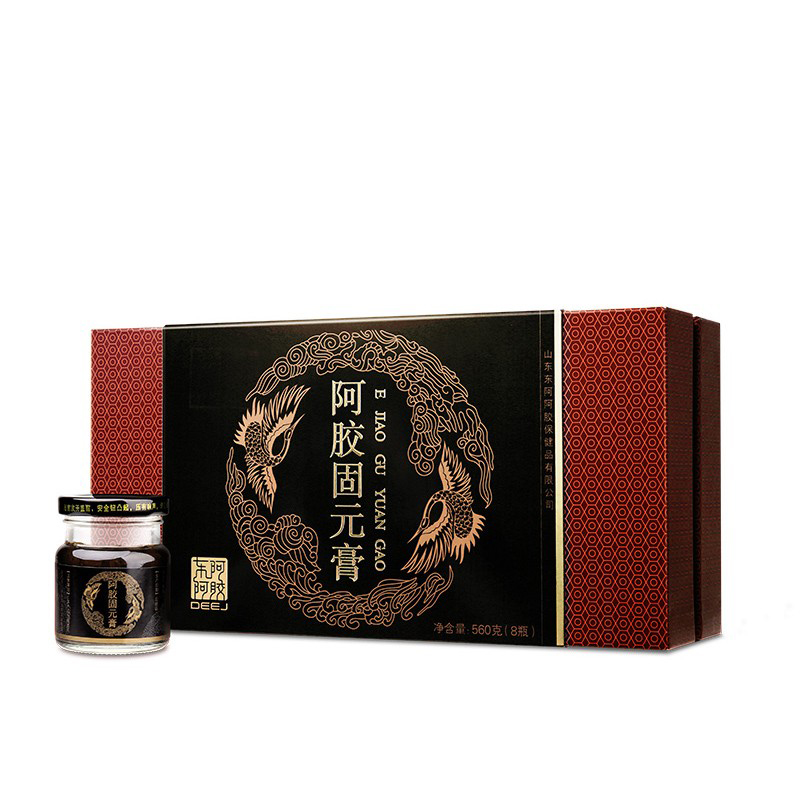 东阿阿胶deej阿胶固元膏560g盒70g8瓶即食阿胶膏阿胶糕官方旗舰店参数