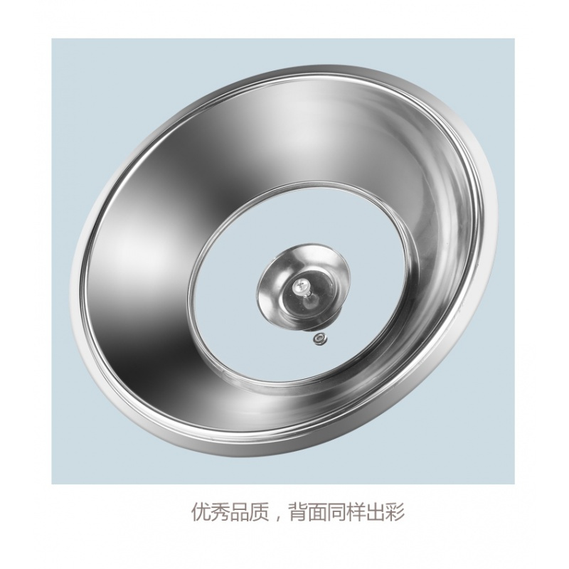 锅盖不锈钢家用炒锅盖子可视组合盖炒菜锅盖 30 32 34 36 38 40CM 38CM可视盖(圆把手+可立把手)