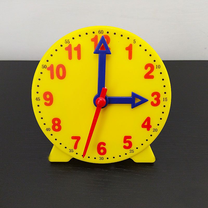 小学生钟表模具一年级数学钟表模型小学教具儿童认识时间学习器12小时