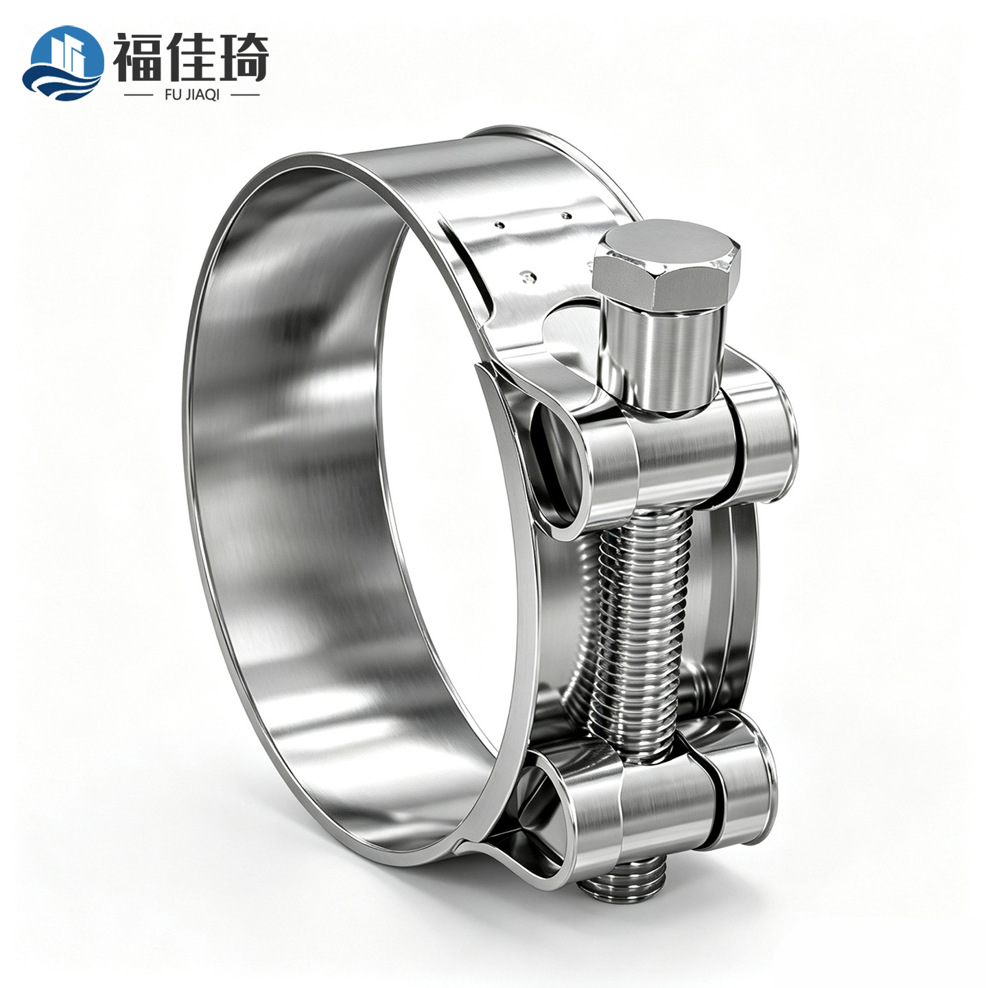 福佳琦 304不锈钢卡箍 40-43mm 个高清大图