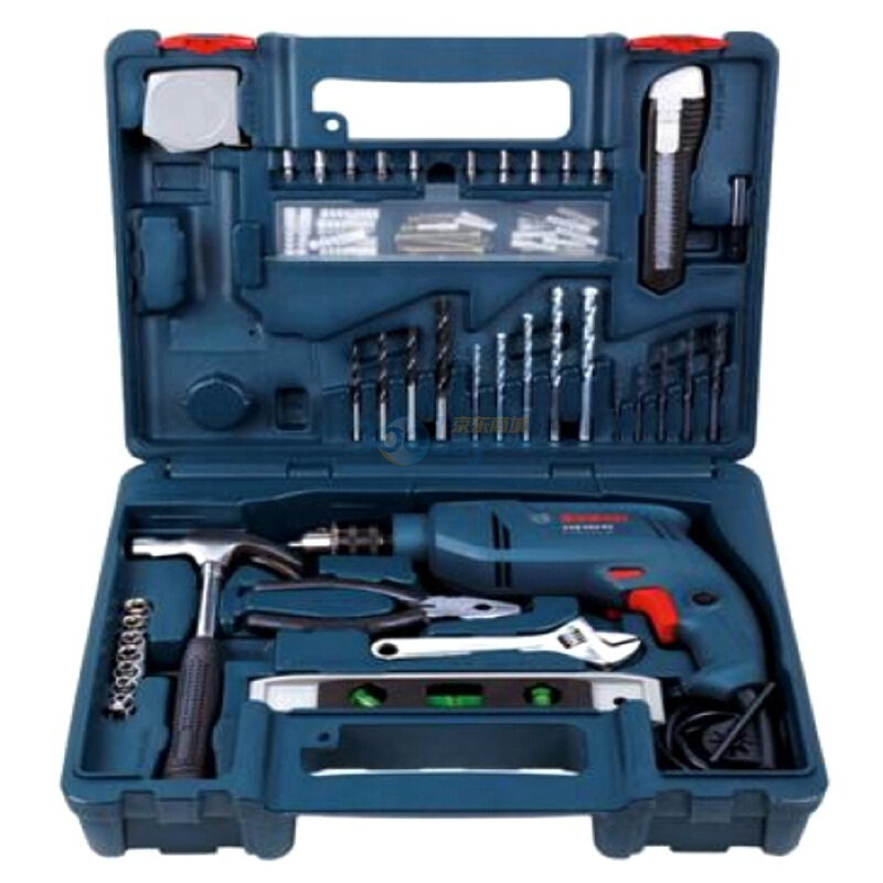 博世boschgsb500reset冲击钻手电钻家用多功能工具箱套装