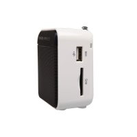 熊猫(PANDA) DS-110插卡小音响老人老年人收音机迷你手机电脑音箱U盘随身听播放器听歌机音箱 白色