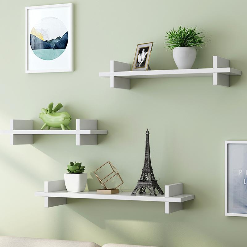 创意墙上置物架挂墙式壁柜吊柜收纳储物架简约家用书架墙上免打孔