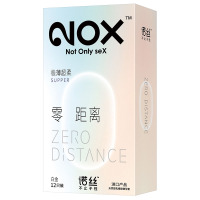 诺丝NOX 避孕套 白金至尊零距离12只装 超薄润薄柔软紧贴肌肤安全套 男女成人用品byt