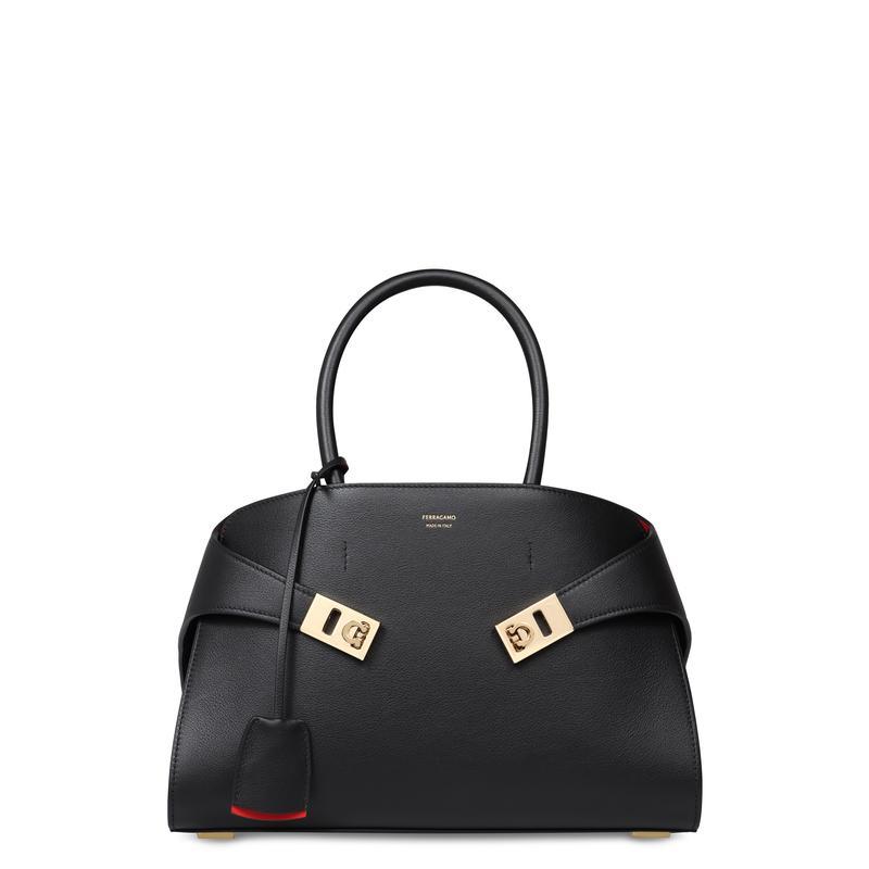 Ferragamo女包箱包小香风粒纹牛皮单肩手提包金属链条锁扣内拉链口袋防摔角
