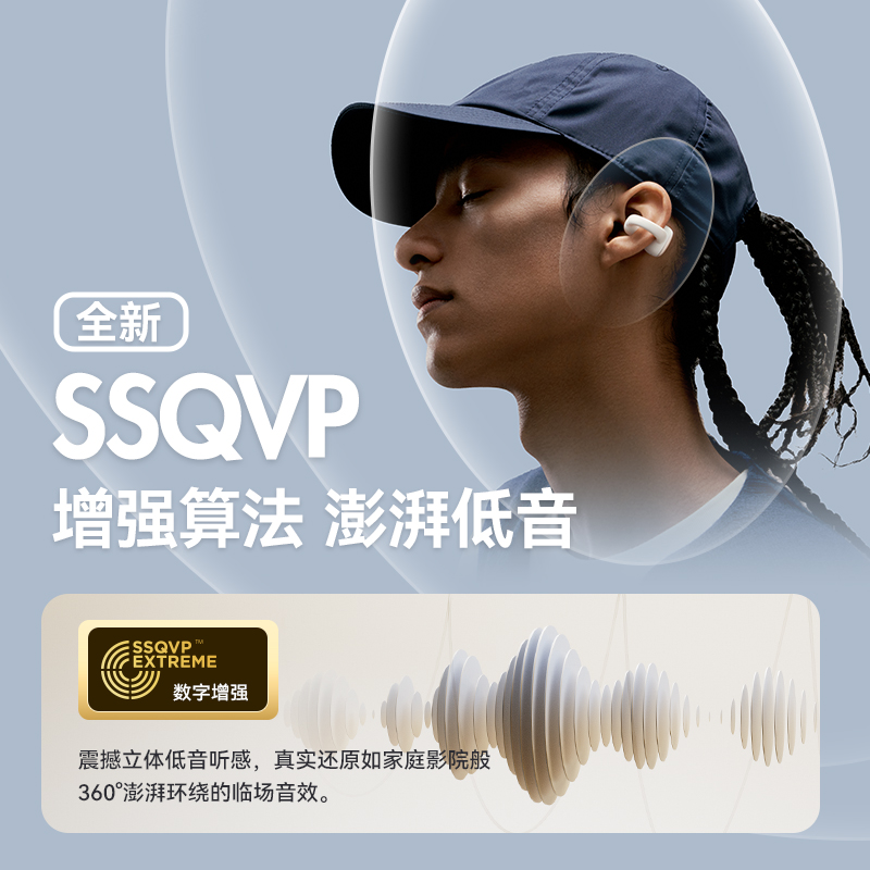 塞那Z53耳夹蓝牙耳机开放式 无线不入耳挂耳高清大图