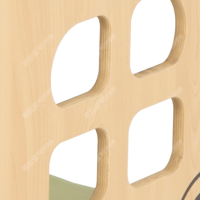 华森葳火车攀爬-火车头钻笼-蓝绿色高清大图