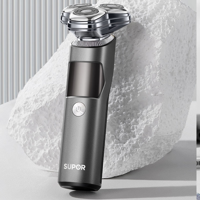 苏泊尔(SUPOR)电动剃须刀HM空气垫悬浮3刀头IPX7防水干湿双剃超强动力大屏显示刮胡刀全身水洗ES-RT31高清大图