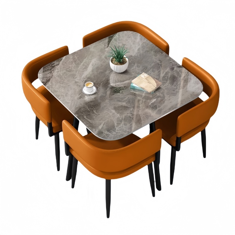 悦兴诚小方桌 一桌4椅90*75cm 套高清大图