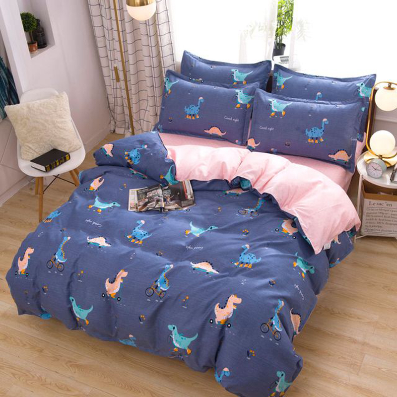 高品质加厚四件套 200*230CM1.8m床简约风床品套装床单式多色A118
