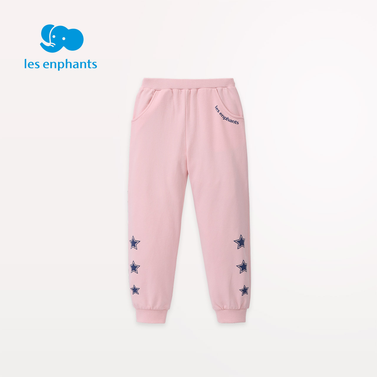 丽婴房女童宝宝休闲针织牛仔长裤儿童中小童运动裤子2020春装新款视频